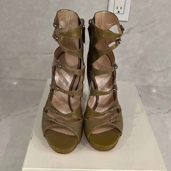 Casadei Beautiful Buckle Bootie with side zipper - Picture 2 of 5